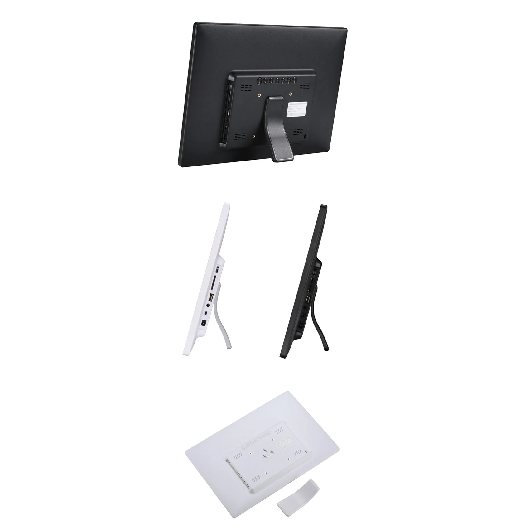 AA97 15.4 Inch Digital Picture Frame HD 1280X800 Electronic Photo Frame Music Movie Video Player Function,Black,EU Plug