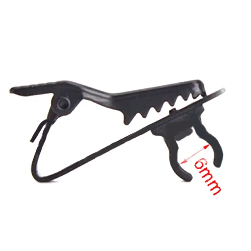Alligator Clip Microphone Cable Holder Clasp Lapel Clamp For Mic For Secure Placement For Improved Audio Recording-ABIU