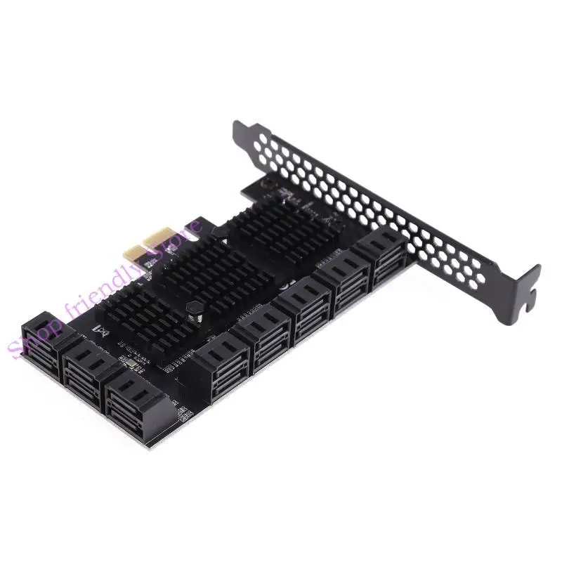 

594A PCIE1X to SATAIII 16-Port Expansion Card 6Gbps for Large Capacity Disk