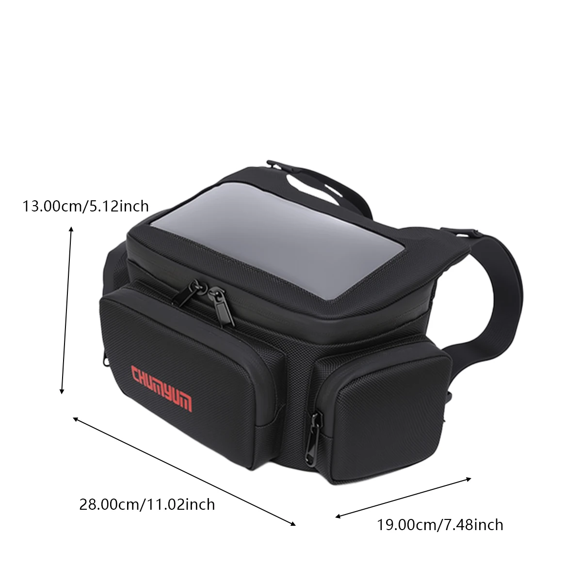 Front Motorcycle Bag Touch Screen Waterproof Cycling Navigation Handlebar Storage Waist Bag For Vespa 150 TMAX 530 560 GTS250