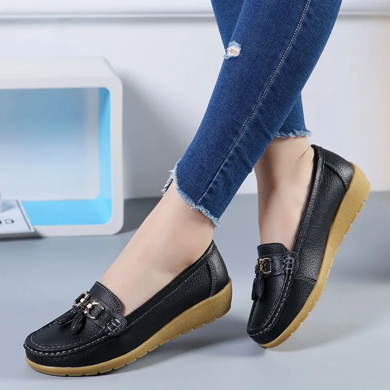 Flats Shoes Women Casual Shoes Fashion Loafers Ladies Flat Sneakers Slip-on Female Footwear Plus Size Moccasins Zapatos Mujer