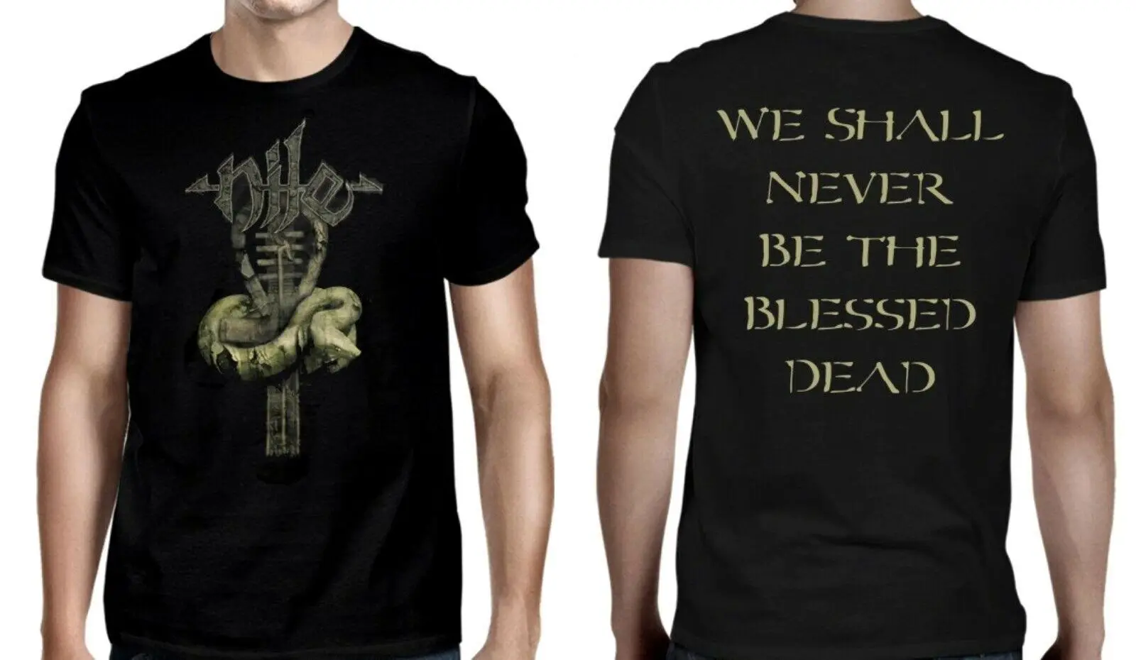 NILE cd cvr THE BLESSED DEAD Official SHIRT 3XL New in their darkened shrines