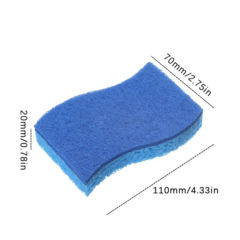 1Pc Dishwashing Sponge Clean Rub Focal Stains Sponge Removing Cleaning Kitchen Washing Dishes And Pots