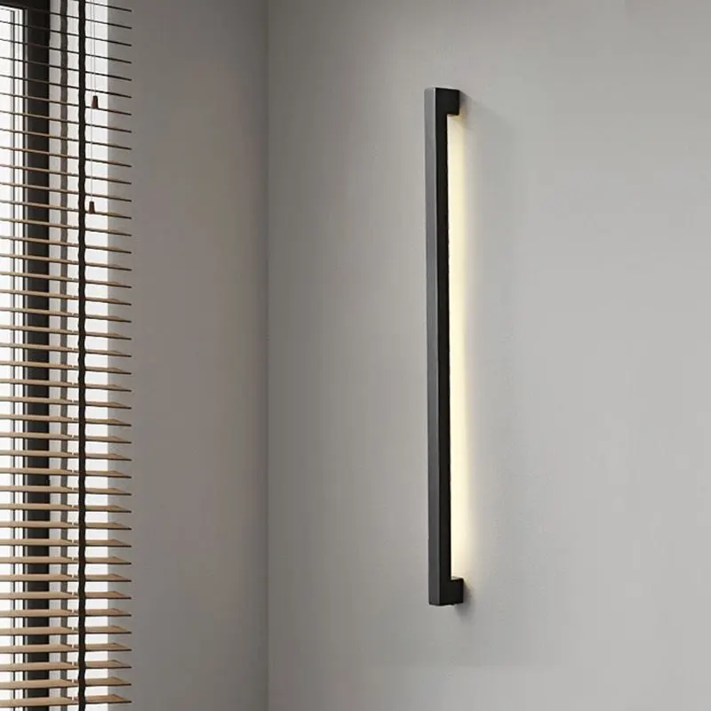Indoor atmosphere handle wall lamp creative LED strip linear lamp modern and simple Nordic one line wall lamp living room bedroo