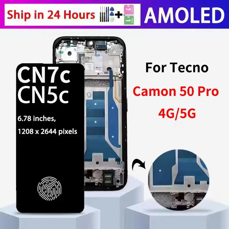 pantalla-lcd-super-amoled-de-678-pulgadas-para-tecno-camon-50-pro-4g-5g-conjunto-de-digitalizador-de-pantalla-tactil-para-marco-de-pantalla-tenco-cn5c-cn7c
