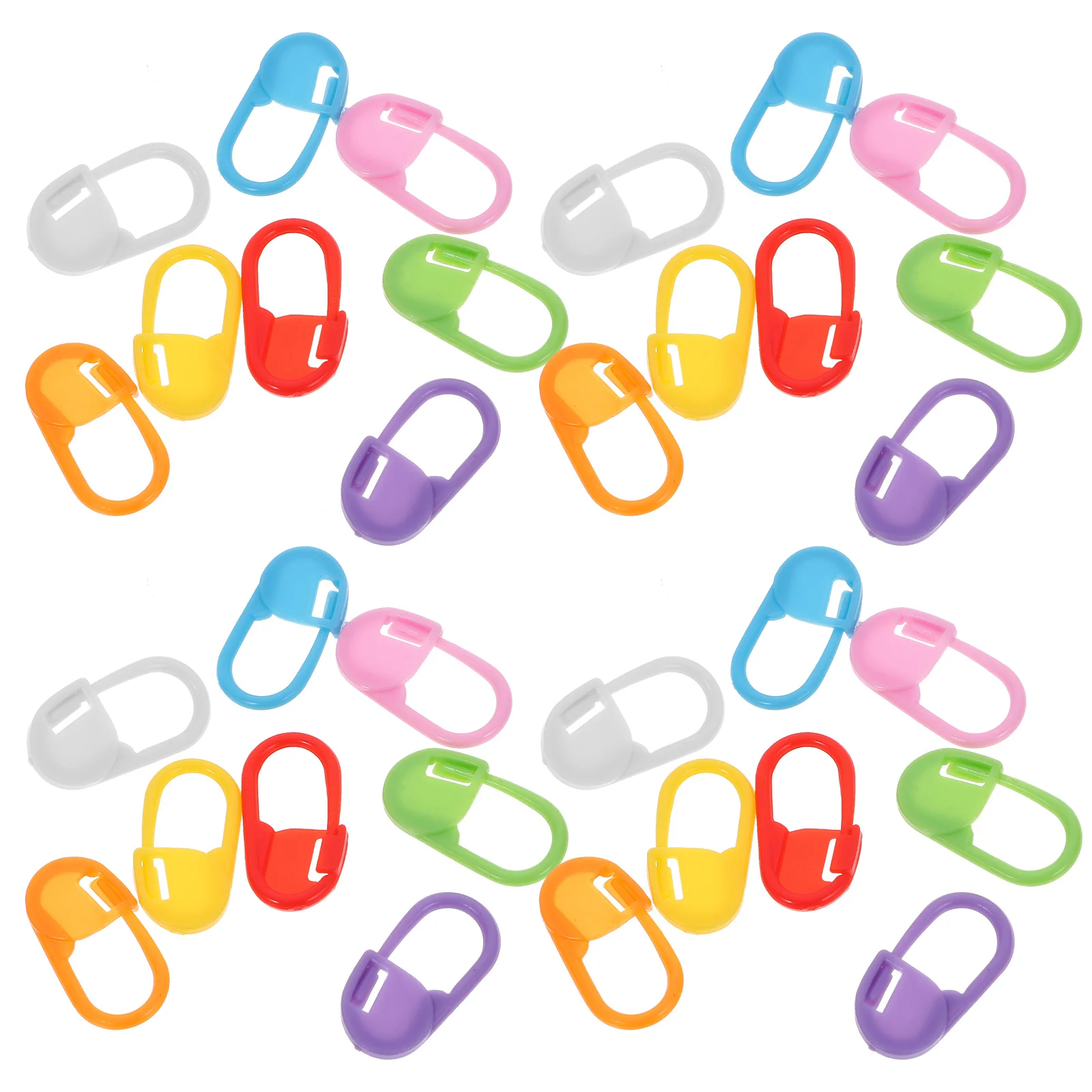 80 قطعة علامات غرزة الحياكة الكروشيه الملونة البلاستيك قفل حلقة الإبر Diy بها بنفسك الحرفية مشروع قبعة وشاح قفازات أدوات خياطة