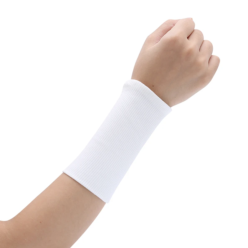 1 Pair of men\'s and women\'s thermal wrist guard sports breathable wipe sweat absorption scar short wrist guard arm cover