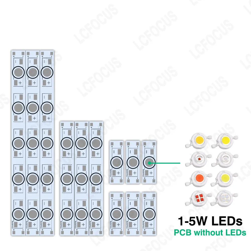 10 قطعة LED PCB الألومنيوم قاعدة لوحة 20 مللي متر 30 مللي متر 80 مللي متر قطاع لوحة دوائر كهربائية المبرد المبرد ل 1 واط 3 واط 5 واط ضوء الخرز