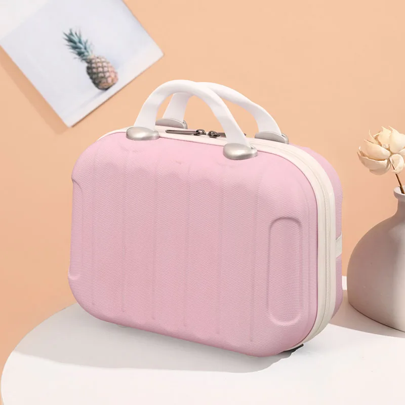 14 inch Makeup Box Suitcase Small Box Trendy Women\'s Handbag Travel Essentials Fashionable Wedding Box Storage Box