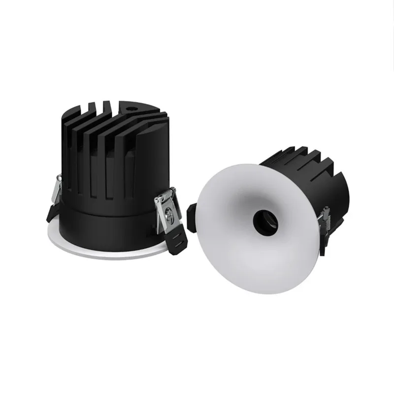 2025 New type/embedded small hole light-emitting LED spotlights for home hotels with anti-glare and no main light 110V/220V