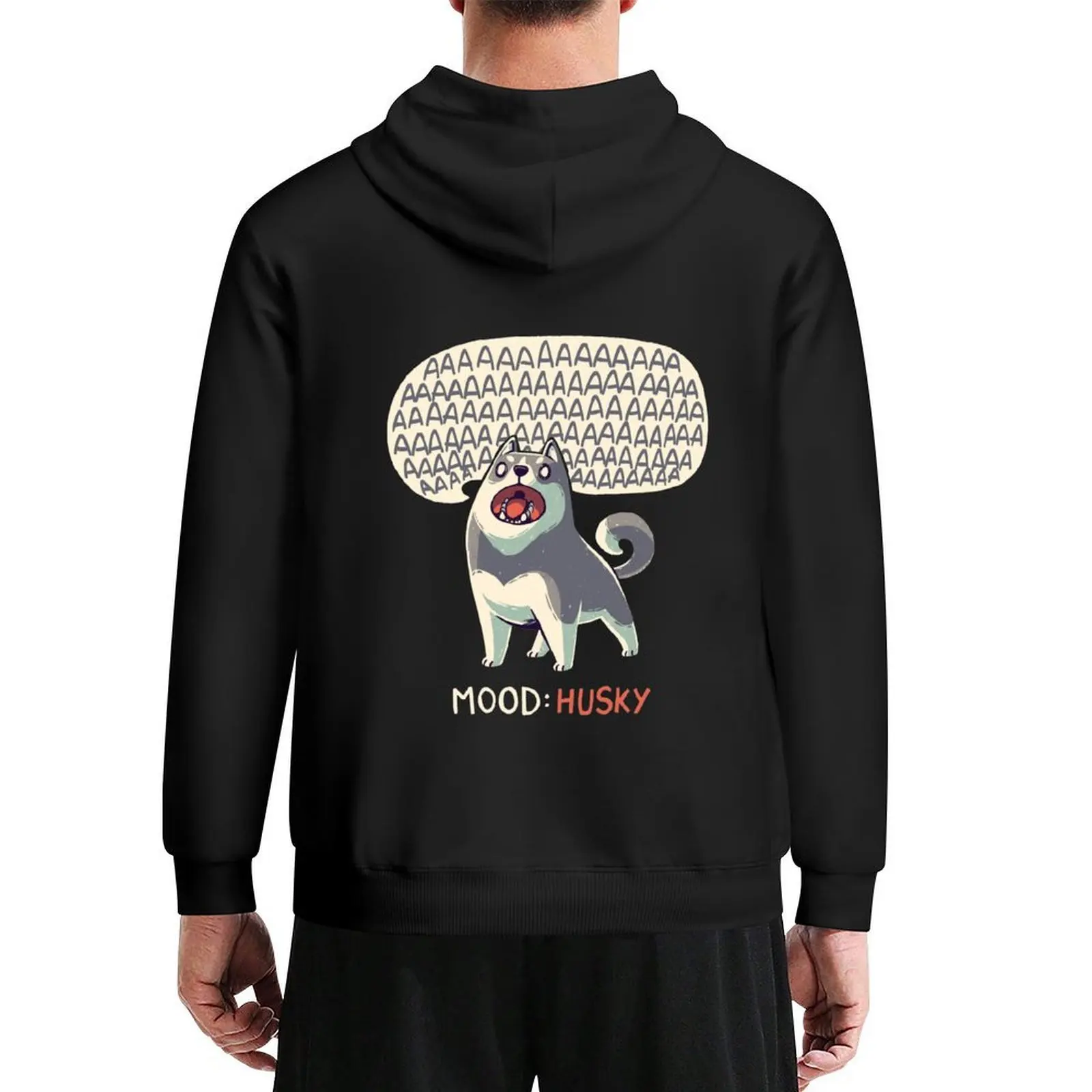 

Mood: Husky // Funny Dog, Howling, Siberian Hoodie mens clothing men's clothes mens clothes new in hoodies & sweatshirts