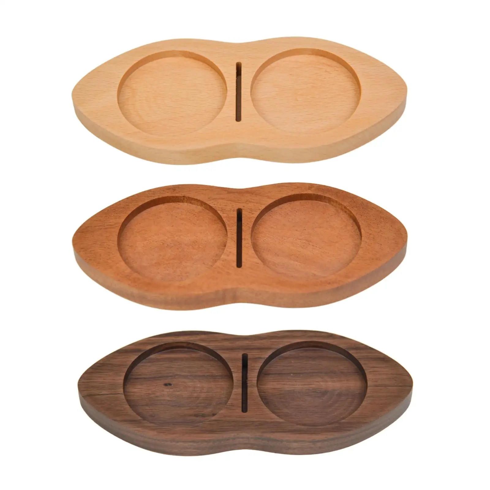 Wooden Coffee Tamper Holder Multipurpose Espresso Accessories Anti Slip Coffeeware Mat Espresso Tamping Station for Worktop Home