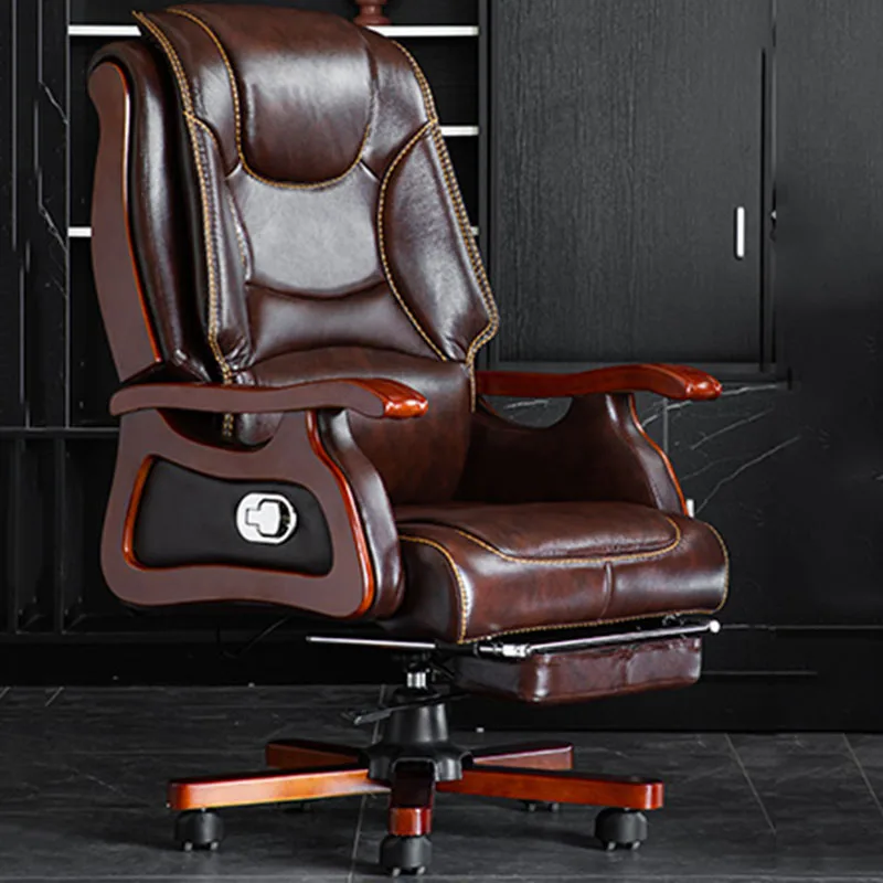 Massage Reading Office Chair Comfy Floor Leather Arm Computer Living Room Office Chair Ergonomic Silla Oficina Modern Furniture