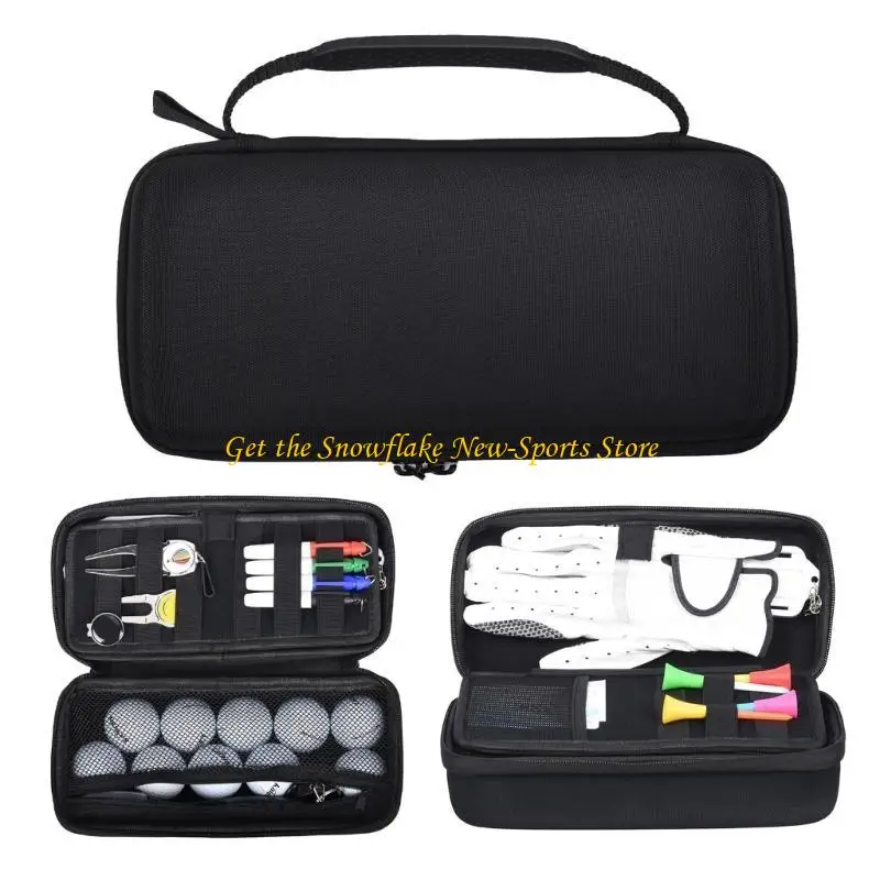 E56D Waterproofs Golf Storage Bag Glove Holder Golf Accessory Protect Case Golf Tees Divot Tool Valuables Case