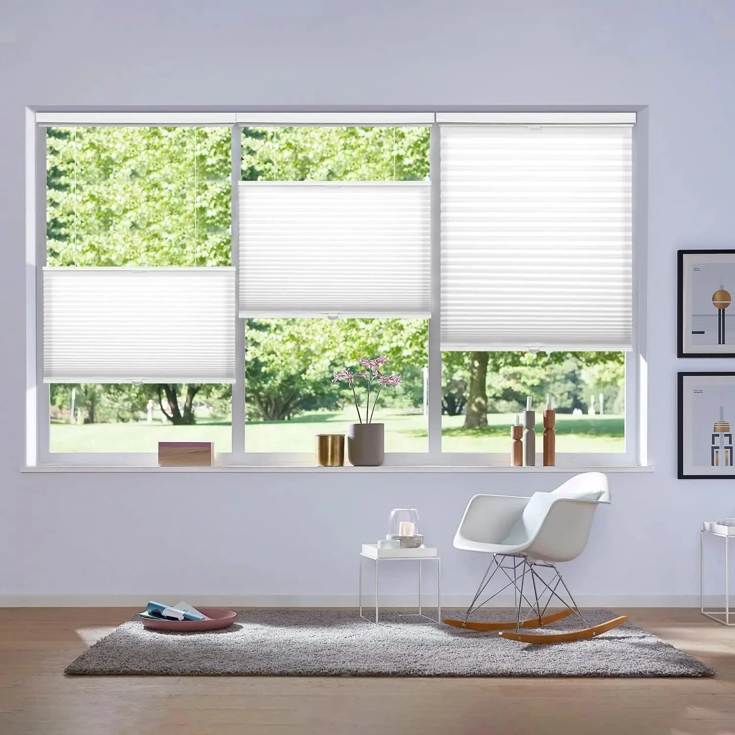 2025 Popular Fashion Style Blackout Multi-Color Prevent Cold And Heat Cordless Style Cellular Honeycomb Blinds For Living Room