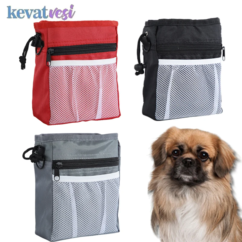 

Multi-functional Dog Training Bag Outdoor Pet Treats Bag for Dogs Cats Portable Puppy Reward Waist Bag Crossbody Pet Bag