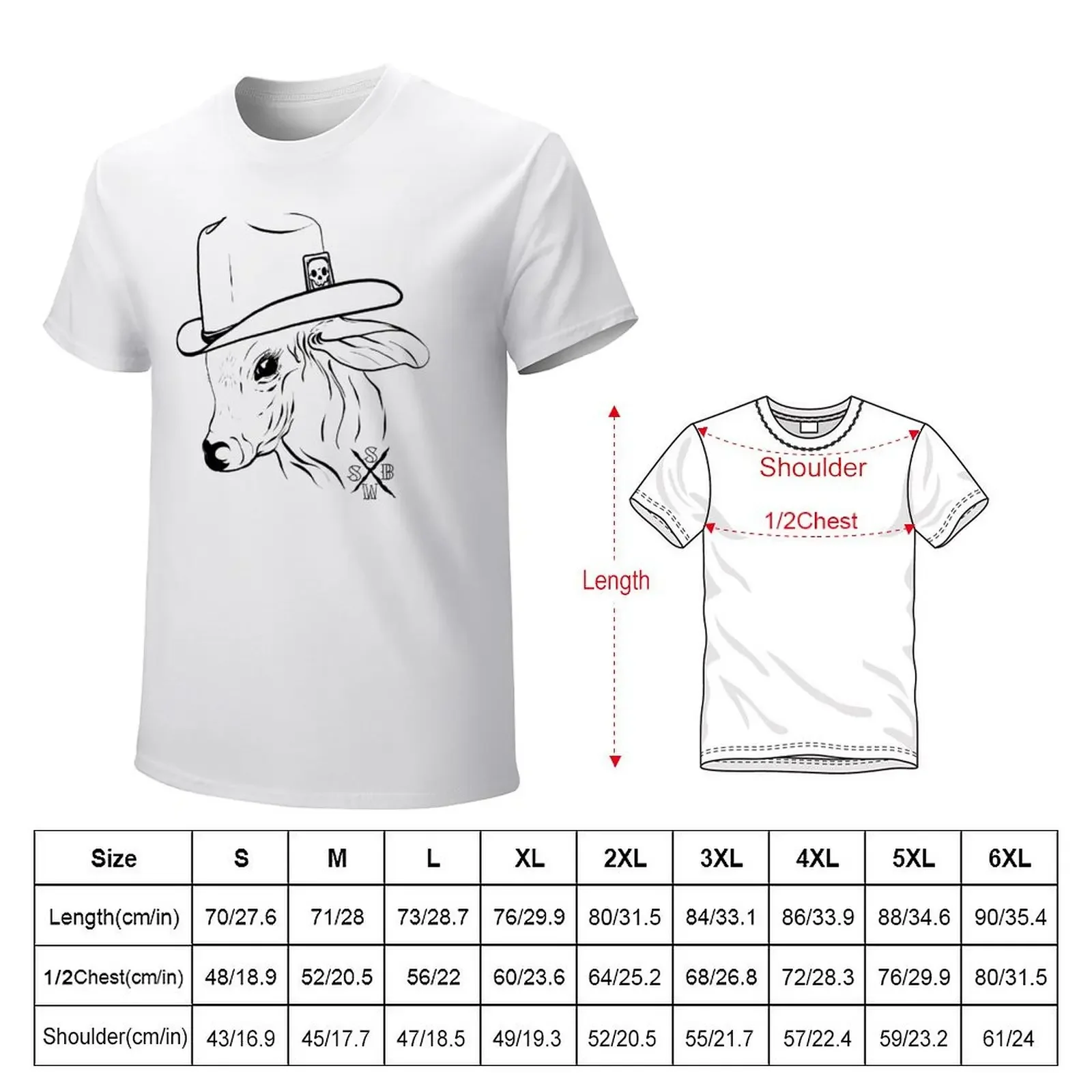 SWSadBoy Cowboy T-Shirt Aesthetic clothing sublime Blouse mens big and tall t shirts