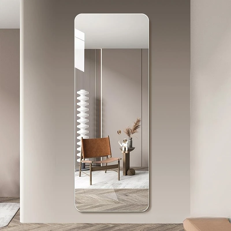 

Frameless, full-length mirror, light luxury, self-adhesive, wall-mounted, bedroom, home, floor-to-ceiling.