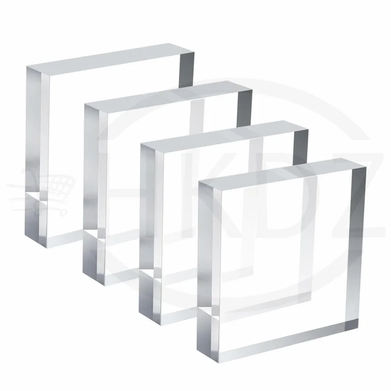 Clear Transparent Acrylic Sheet Thick 20mm - 20pcs 40x40mm 40pcs 40x60mm 20pcs 100x60mm 20pcs 60x60mm 20pcs 50x70mm