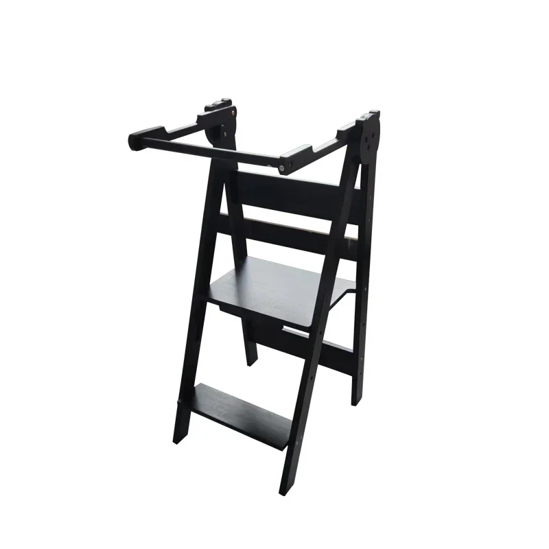 Bamboo ladder children stand stool floor kitchen step stool children's toiletries raised stool fall prevention