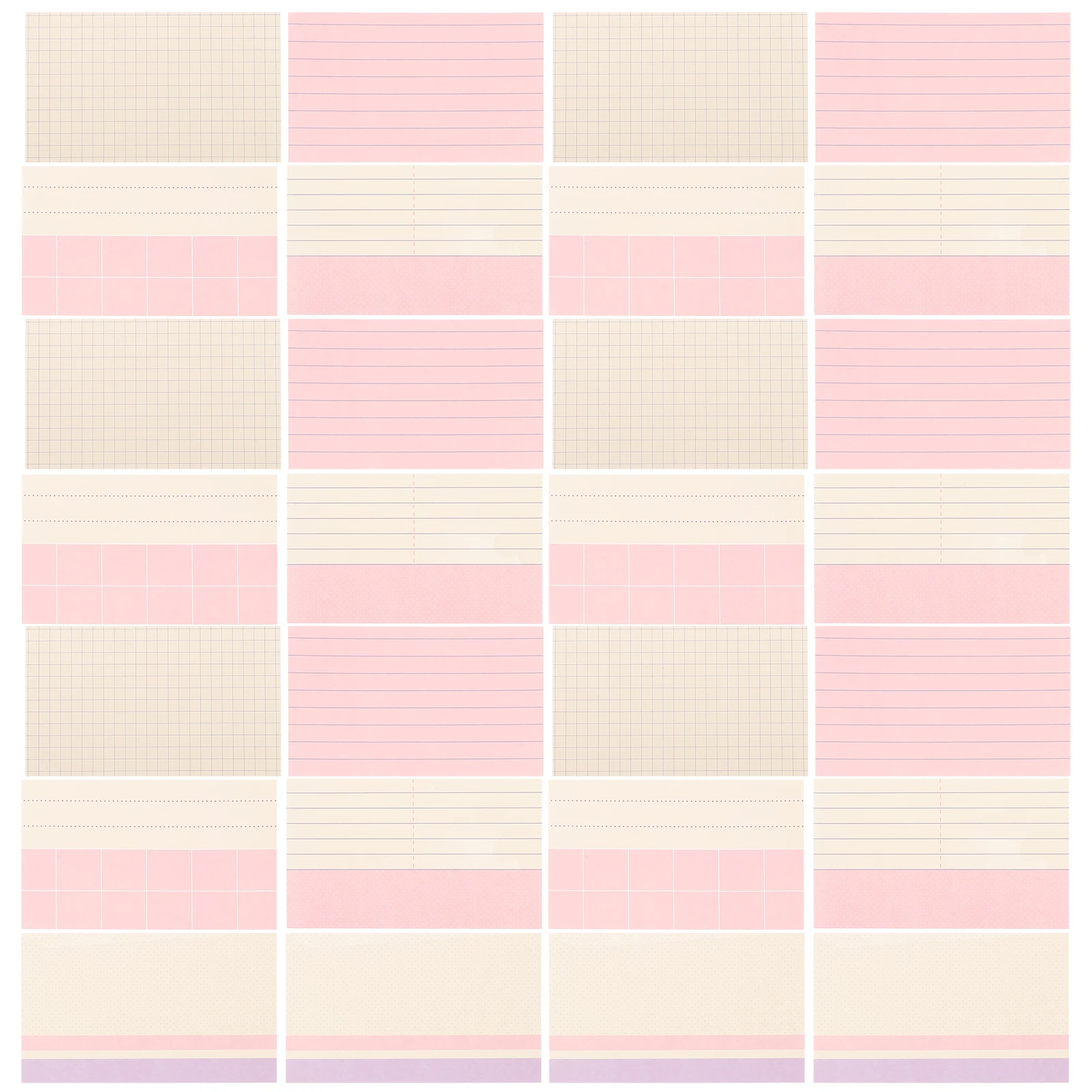 

180 Sheets Index Cards Colored Flash Cards Blank Notepad Notes Study Aids Desk Notebooks Vocabulary Builder School Supplies