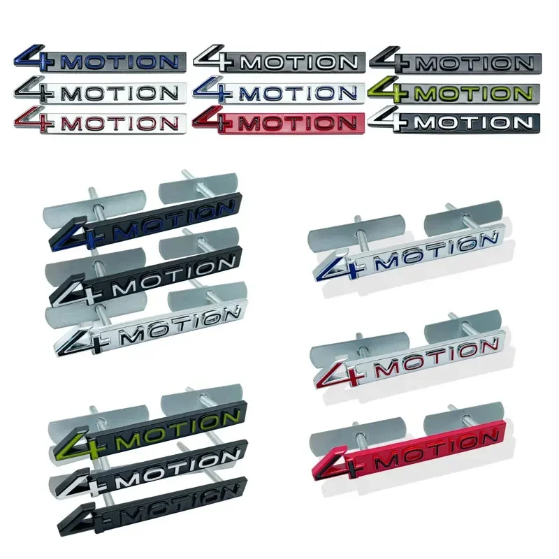 

Car Front Grille Metal 4 MOTION Badge Emblem Rear Trunk Sticker for Volkswagen VW Jetta Touran Bora CC GOLF Polo Passat Tiguan