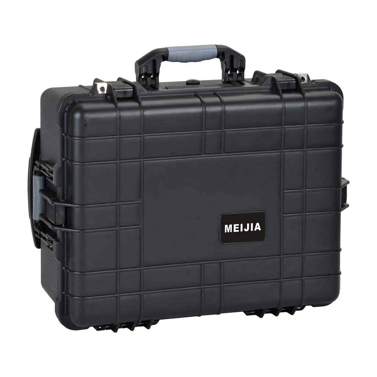 MJ5013 Black Large Plastic Toolcase Carry On IP67 Waterproof Instrument Equipment Carrying Plastic Hard Tool Case With Wheels