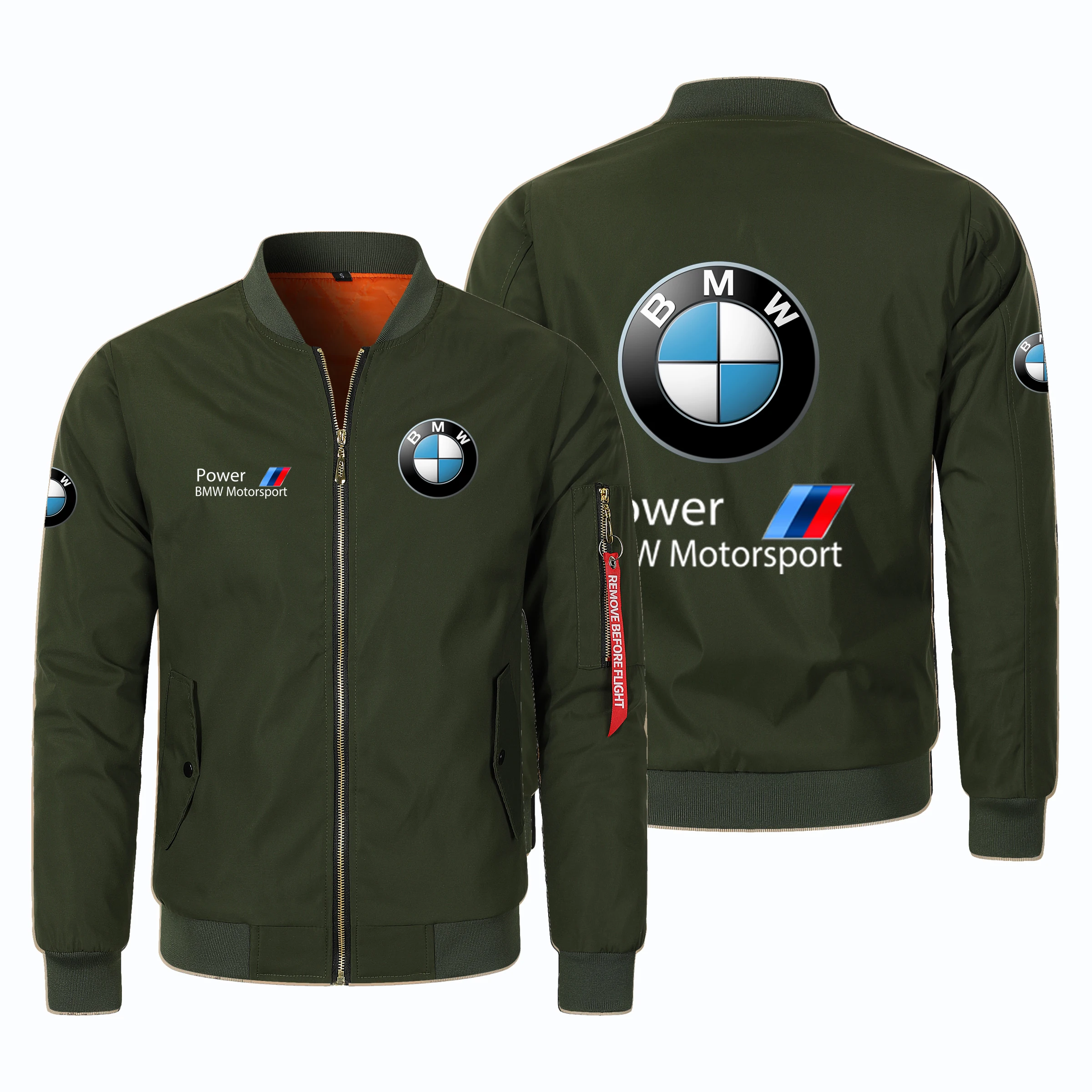 

BMW logo men's cotton jacket, thickened BMW Jacket, Cold Resistant Outdoor Jacket, Motorcycle Jacket, Men's Autumn and Winter