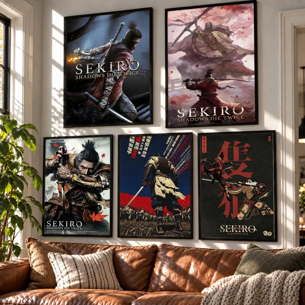 game Sekiro Poster HD Poster Self Adhesive Waterproof Wall Art Print Bedroom Living Room Modern Decor Gift