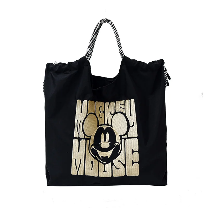 

Disney Mickey Embroidery Shoulder Crossbody Bag for Women Girls Eco Friendly Large Capacity Nylon Lightweight Commuter Fashion