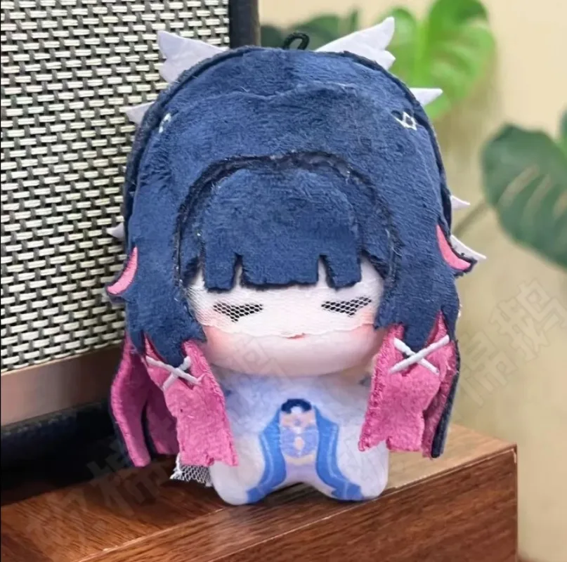 

10 см Аниме Genshin Impact Колумбина Хипоселения, плюшевая игрушка-подвеска Nunu с принтом, очаровательная хлопковая кукла, брелок, подарок