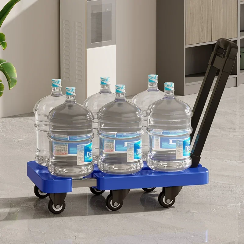 

Телескопическая тележка для дома и хозяйственных нужд, складная, для перевозки грузов, шестиколесная, усиленная, для экспресс-доставки