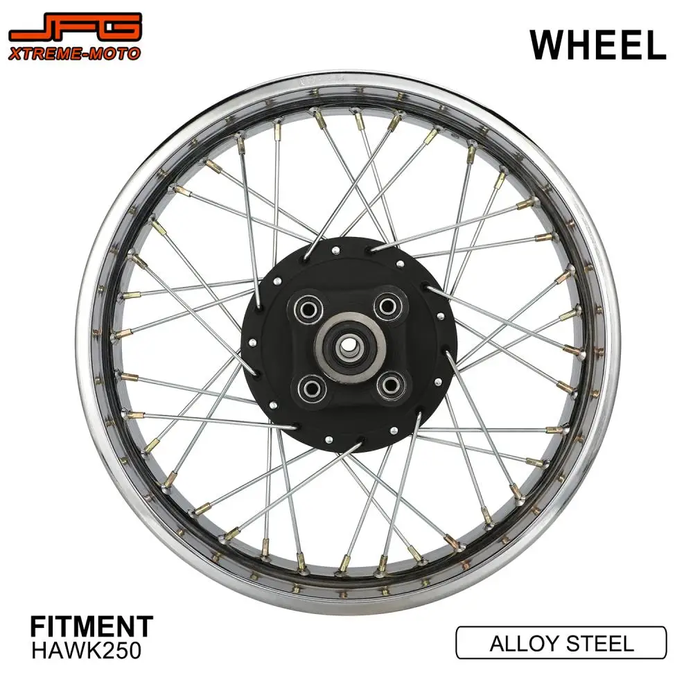 Motorcycles Accessories Rear Wheel Hubs Wheels Rim Hub Sets For Hawk 250 Hawk250 Mini Street Dirt Pit Bike Motocross Alloy Steel