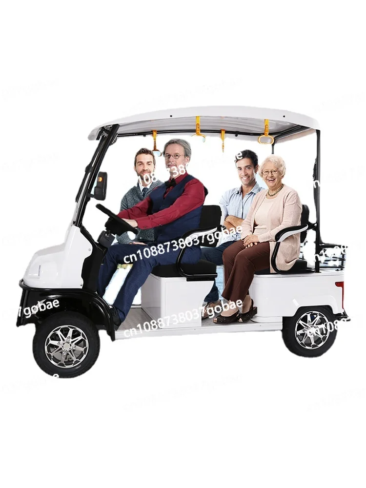 ZL Scenic Spot Electric Quadricycle Elderly Scooter Golf Cart Battery Sightseeing Car