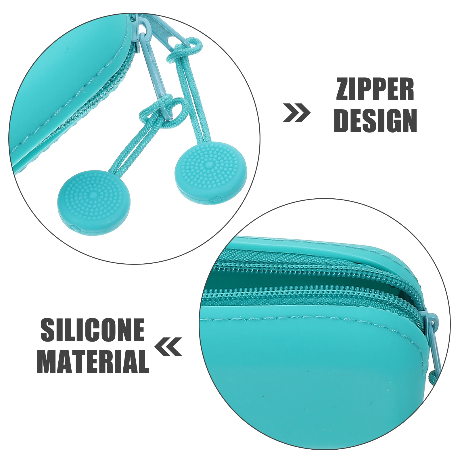 

Silicone Makeup Brush Storage Bag Toiletry Women for Organizer Zipper Pouch Brushes Make-up Holder Case Travel