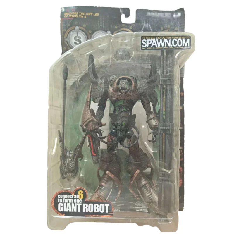 McFarlane Spawn~ Serie 18 Interlink 6~LL4 Of Giant Robot Actionfiguren Spielzeug Seltene Sammlerfigur