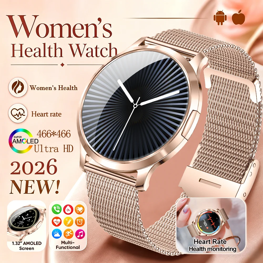 

LIGE HD Touch Screen Smart Watch Heart Rate Sleep Blood Oxygen Health Monitor For Android iOS BT Call Sport Smartwatch Men Women
