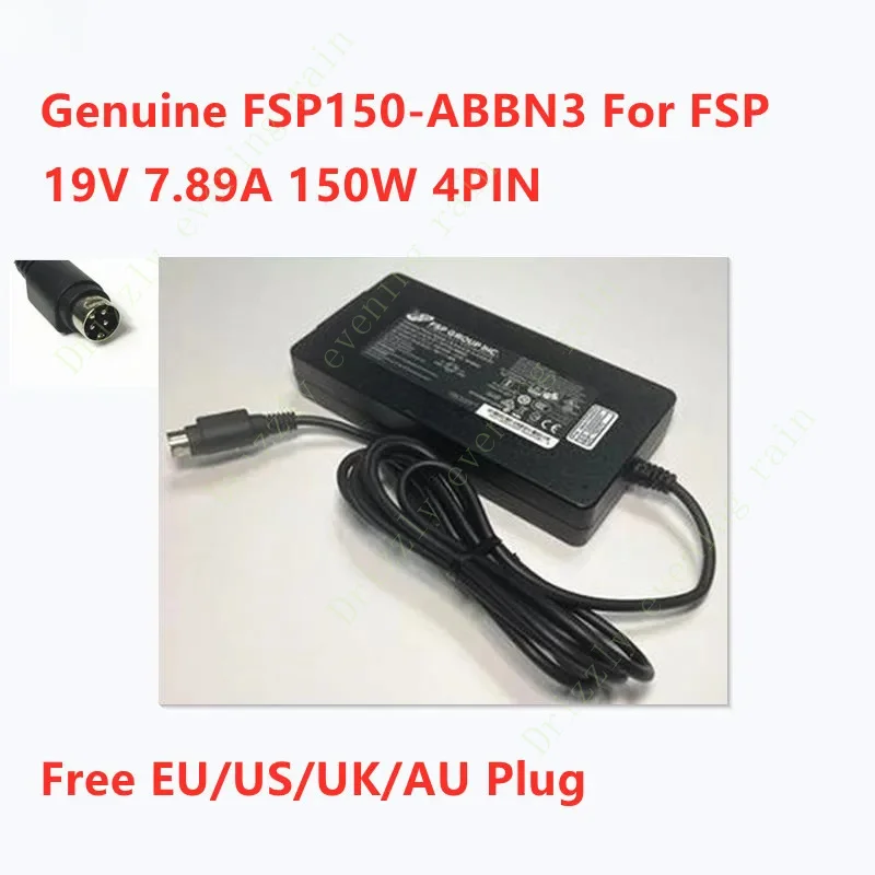 Genuine for FSP FSP150-ABBN3 19v 7.89a 150W 4pin FSP150-ABAN1 FSP150-ABAN2 AC power adapter for laptop power supply charger