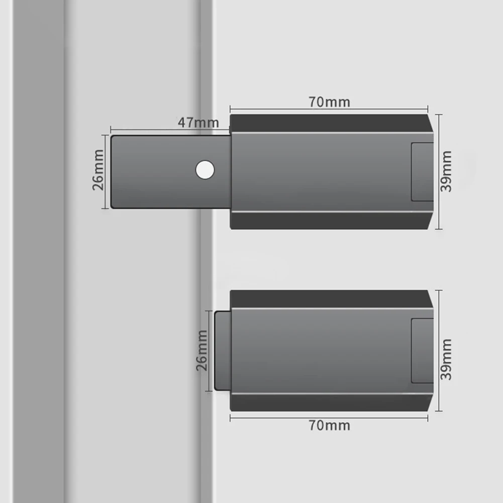 

For Easy Door Access Magnetic Cabinet Latch Invisible Design Latch Heavy Duty Magnetic Catch Easy Access Latch