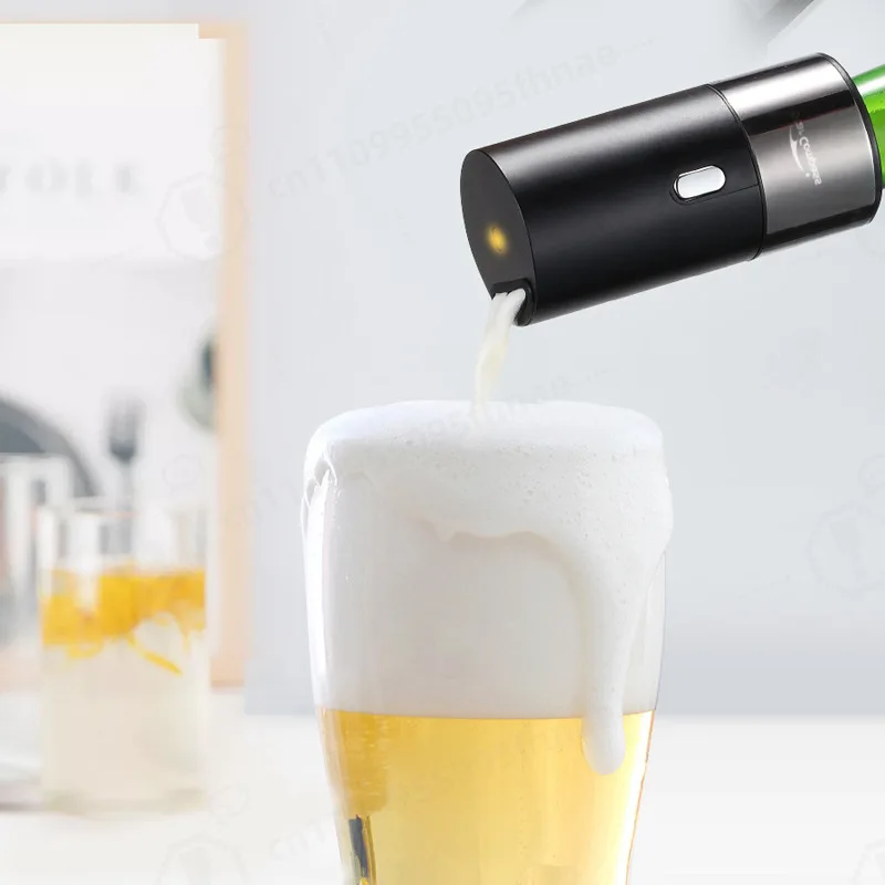 Bottled Beer Foam Machine, Portable Beer Foam Maker Frother Aerator for Home Bar Party Use