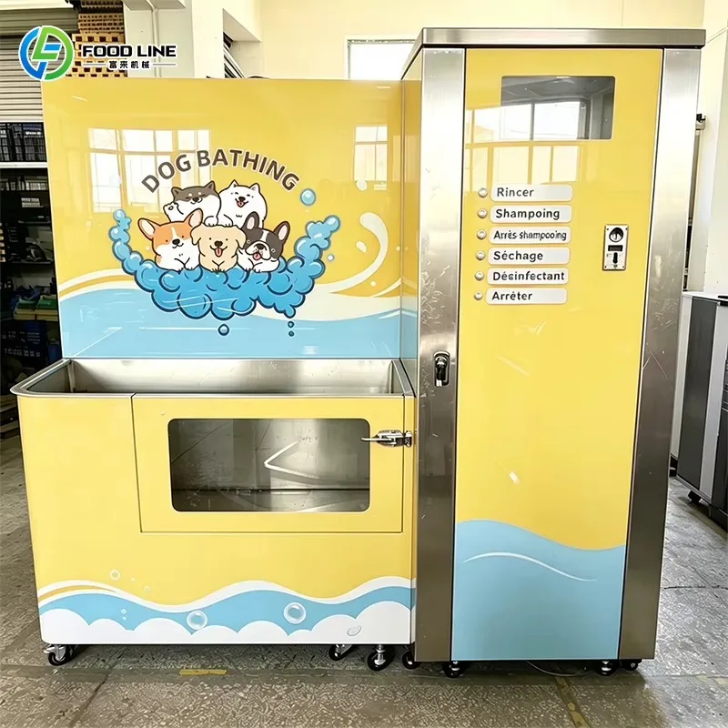 Customized Commercial Self Service Coin Operated Pet Washing Machine All-in-one Dog Cat Wash Vending Machine Station