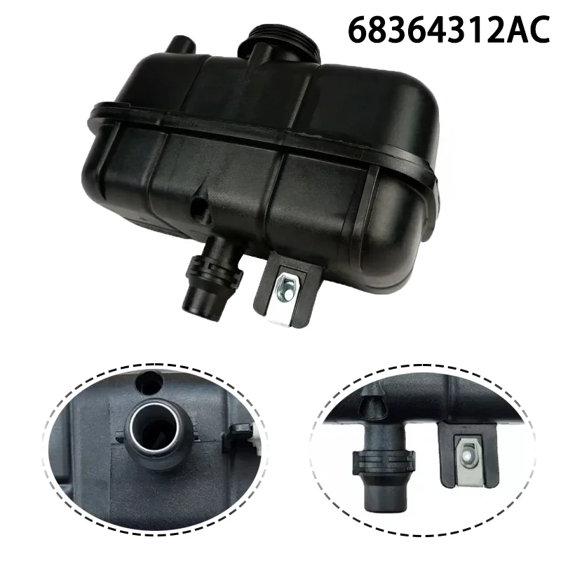 

Coolant Recycling Bottle Reservoir Tank Car Engine Coolant Reservoir Without Cap For 2018-2023 Jeep Wrangler 68364312AC