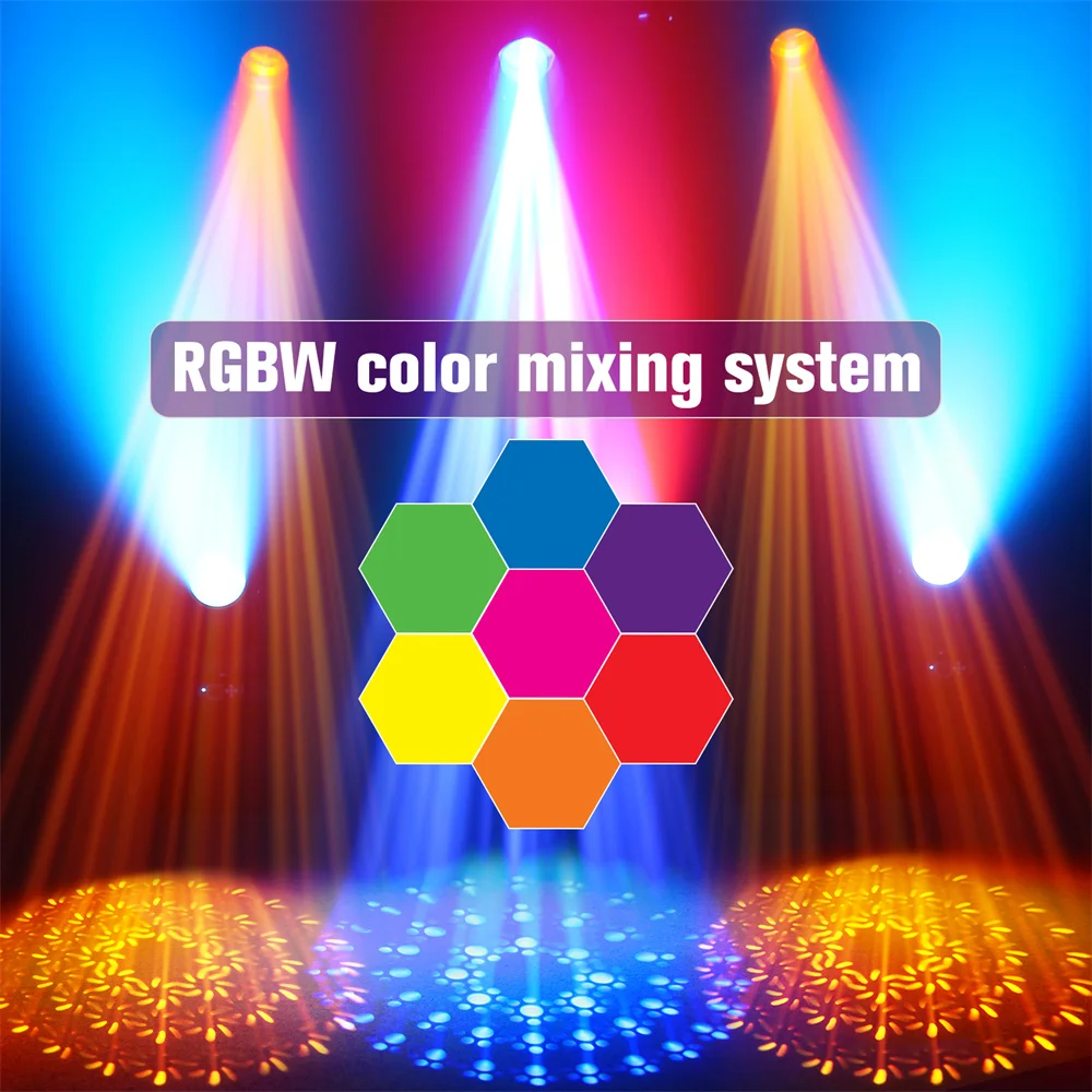 380W Beam Moving Head Light DMX512 Stage Light IP20 Suitable for for Bars Birthday Parties Clubs KTV Other Entertainment Venues