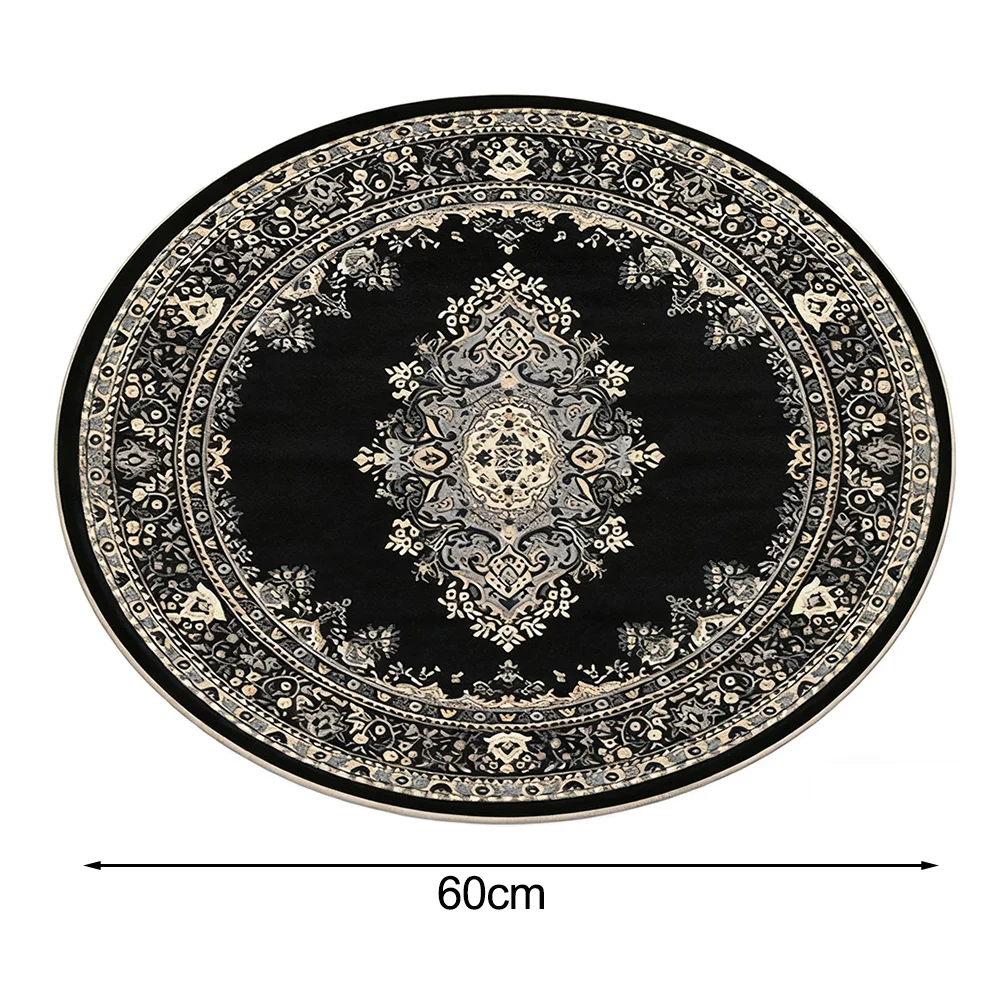 Round Rugs Suitable for Bedroom Living Room Sofa Bedside and Entrance Mats Built with Durability for Foot Traffic