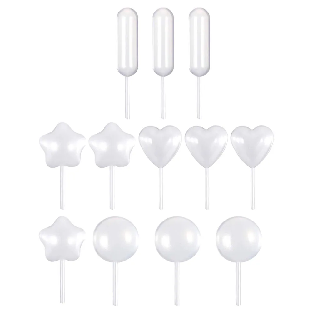 

200pcs Transparent Cupcake Pipette Creative Chocolate Transfer Dropper Liquid Squeeze Pipettes For Cupcakes Ice Cream
