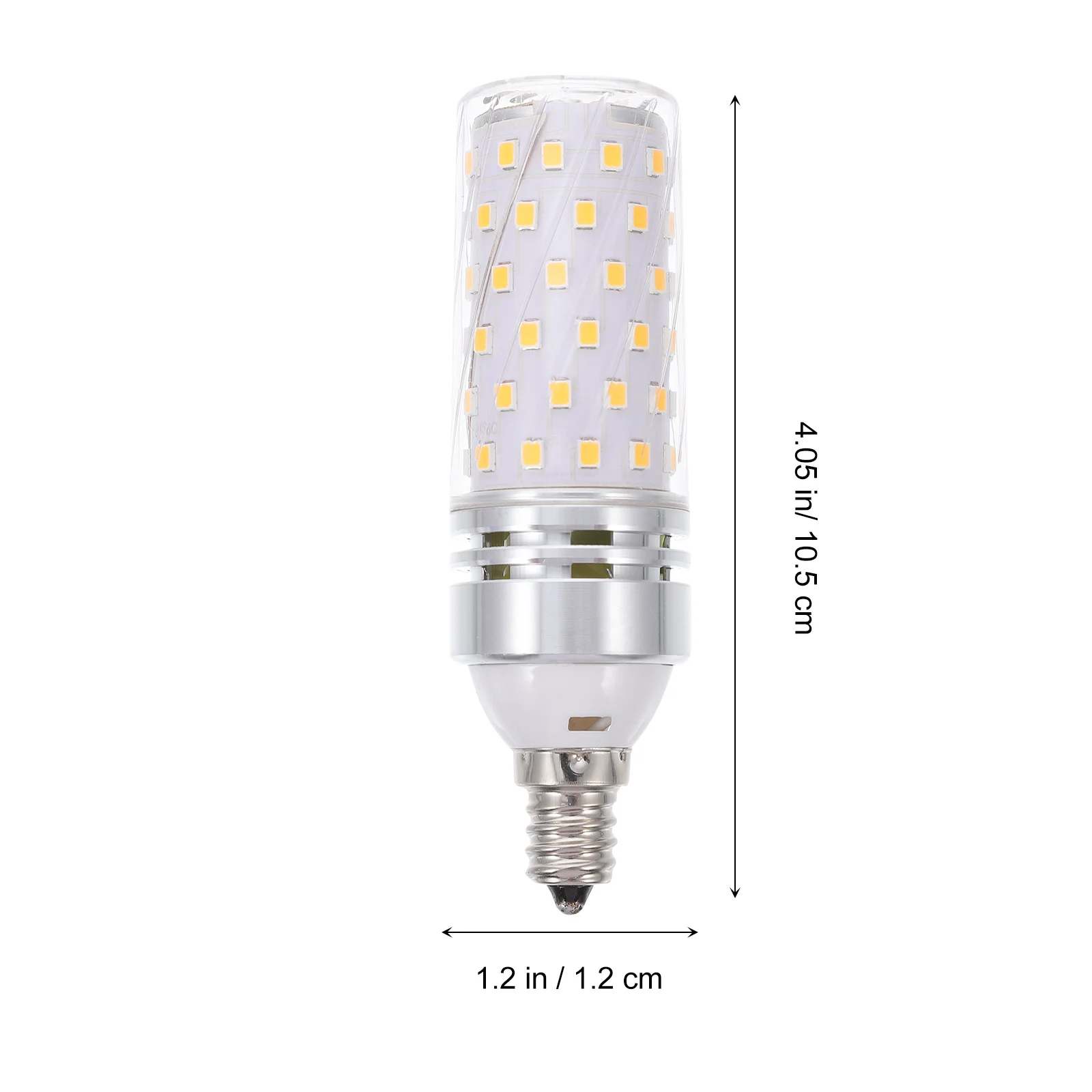 2Pcs Home LED Light Bulb E12 2- Efficient Safe Lighting Bulb for Living Room Bedroom Fixture Installation