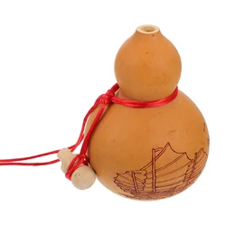 Gourd Bottle Water Natural Wu Chinese Lou Pot Jug Good Container Lu Drinking Luck Hu Statue Sake Flask Wealth Calabash Storage