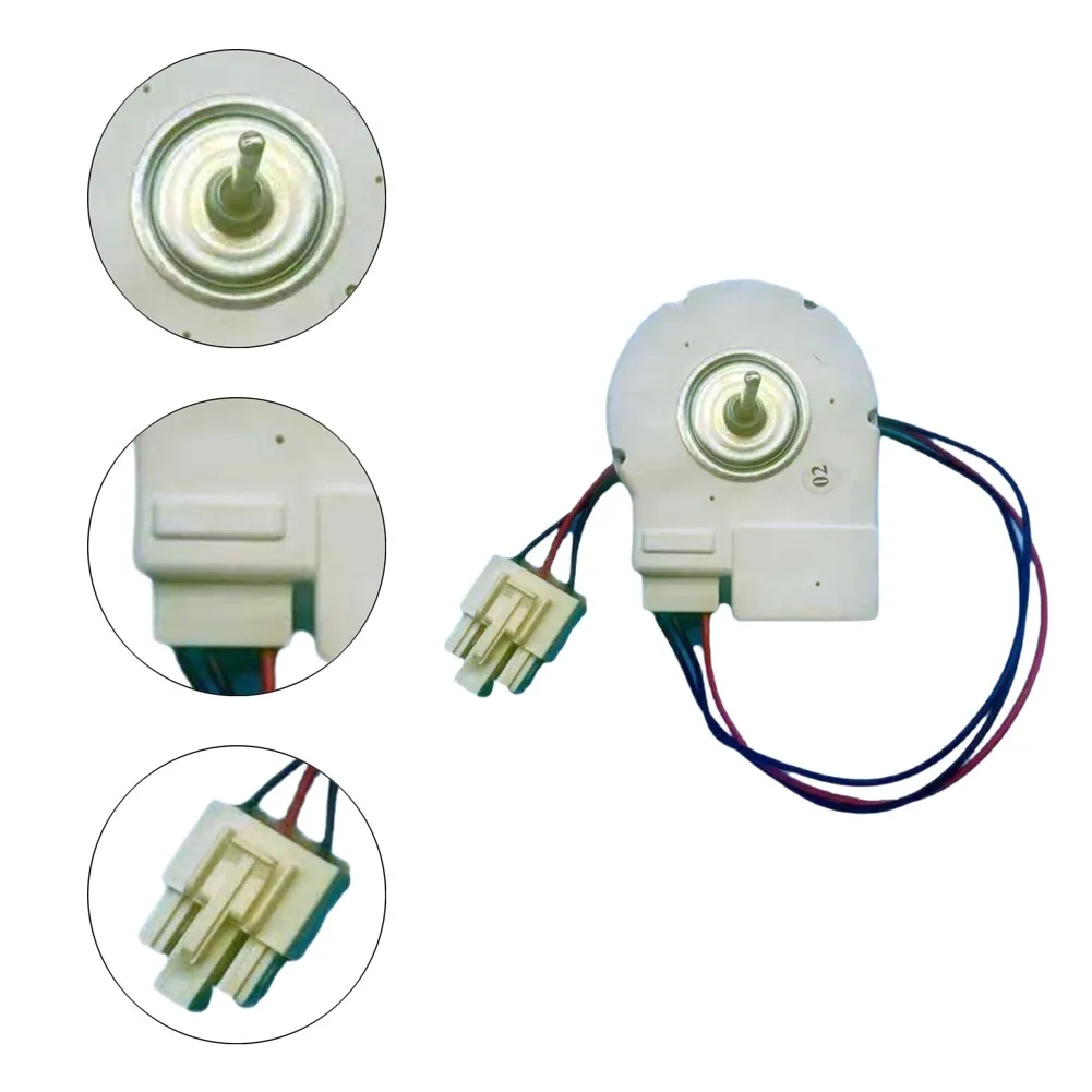 Replacement Refrigerator Fan Motor For Midea BCD330WTV Cooling Unit Precise Fit Low Noise DIY Repair Accessory