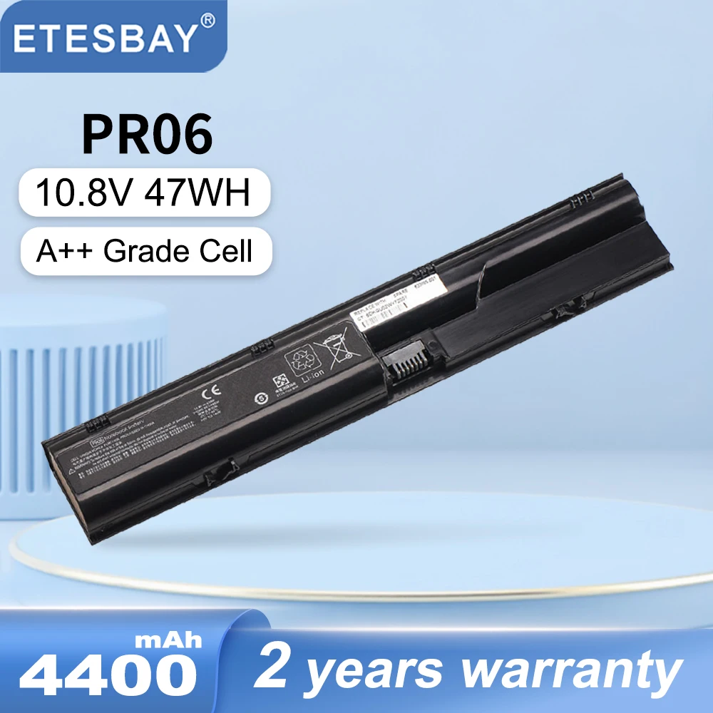 ETESBAY-Batería de ordenador portátil PR06 PR09, 47WH, para HP ProBook 4330S 4331S 4530S 4540S 4535S 4430S HSTNN-DB2R 3ICR19/66-2