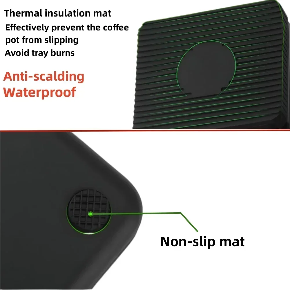 1 قطعة 3 كجم 5 كجم مقياس القهوة بالتنقيط مع الموقت المحمولة الإلكترونية الرقمية المطبخ مقياس عالية الدقة LCD موازين إلكترونية #5